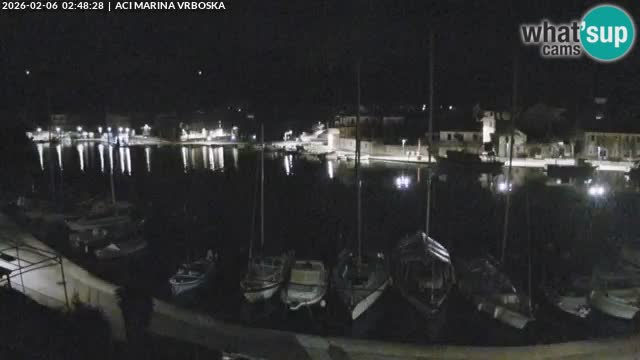 Spletna kamera Vrboska | Otok Hvar | Hrvaška