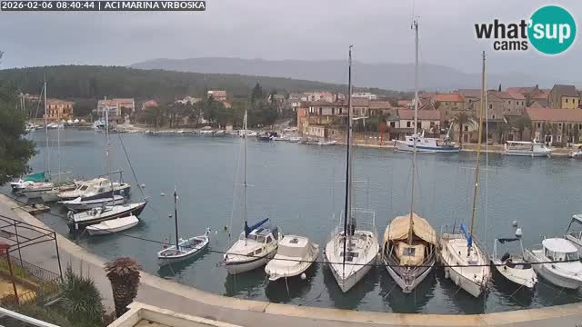Spletna kamera Vrboska | Otok Hvar | Hrvaška