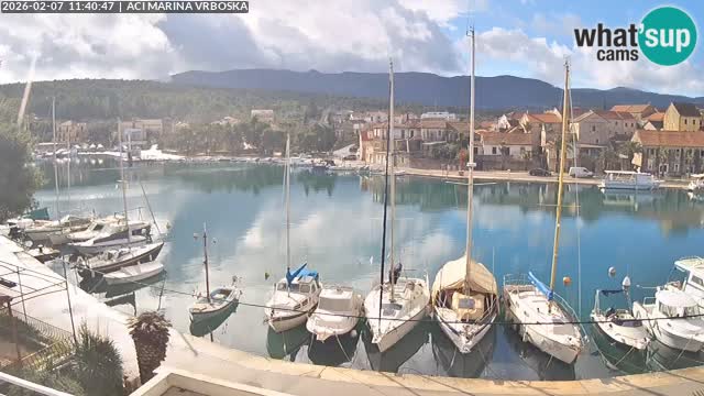 Spletna kamera Vrboska | Otok Hvar | Hrvaška