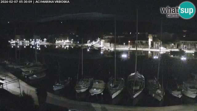 Spletna kamera Vrboska | Otok Hvar | Hrvaška