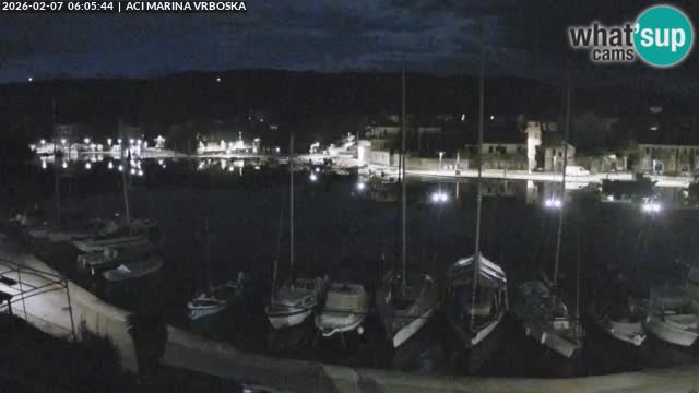 Spletna kamera Vrboska | Otok Hvar | Hrvaška