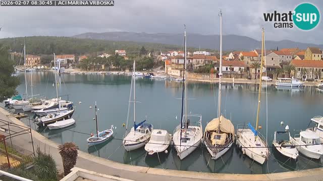 Spletna kamera Vrboska | Otok Hvar | Hrvaška