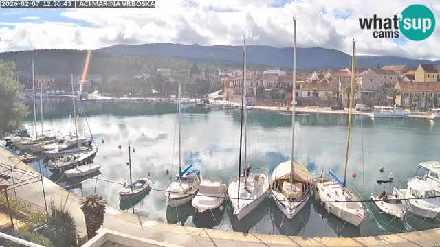 Spletna kamera Vrboska | Otok Hvar | Hrvaška