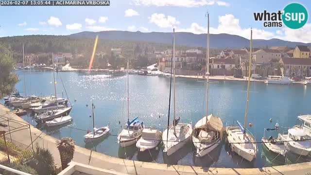 Spletna kamera Vrboska | Otok Hvar | Hrvaška