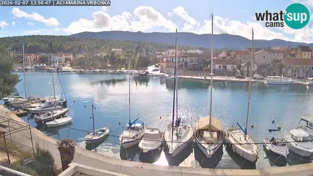 Spletna kamera Vrboska | Otok Hvar | Hrvaška