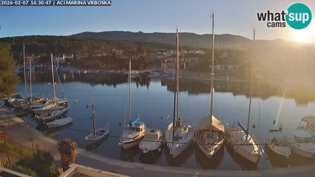 Spletna kamera Vrboska | Otok Hvar | Hrvaška