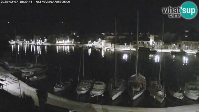 Spletna kamera Vrboska | Otok Hvar | Hrvaška