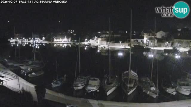 Spletna kamera Vrboska | Otok Hvar | Hrvaška