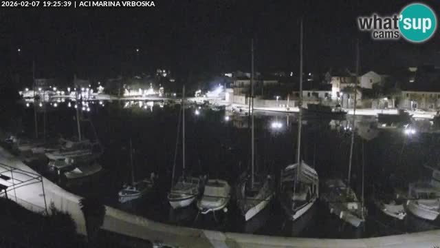 Spletna kamera Vrboska | Otok Hvar | Hrvaška