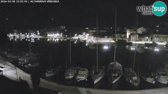 Spletna kamera Vrboska | Otok Hvar | Hrvaška