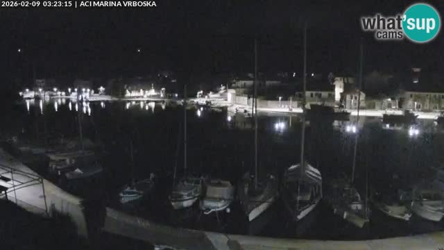 Spletna kamera Vrboska | Otok Hvar | Hrvaška