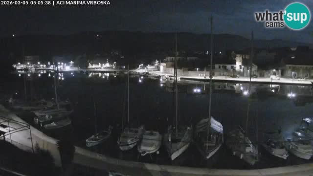 Spletna kamera Vrboska | Otok Hvar | Hrvaška