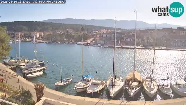 Spletna kamera Vrboska | Otok Hvar | Hrvaška