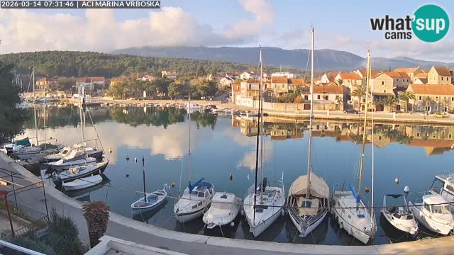 Spletna kamera Vrboska | Otok Hvar | Hrvaška