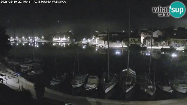 Spletna kamera Vrboska | Otok Hvar | Hrvaška