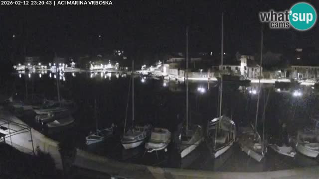 Spletna kamera Vrboska | Otok Hvar | Hrvaška