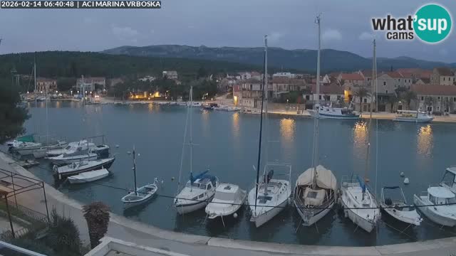 Spletna kamera Vrboska | Otok Hvar | Hrvaška