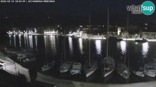 Spletna kamera Vrboska | Otok Hvar | Hrvaška