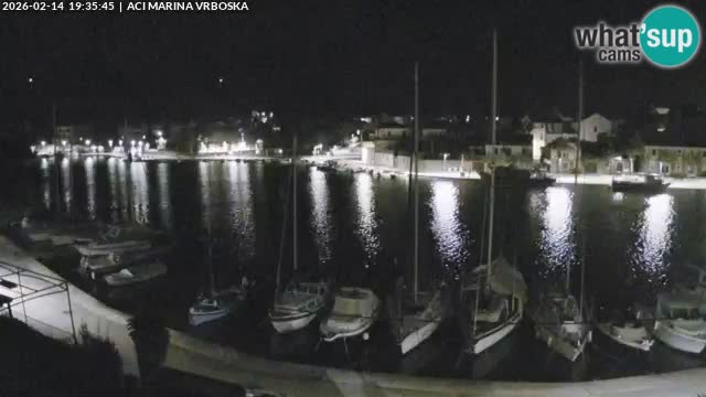 Spletna kamera Vrboska | Otok Hvar | Hrvaška
