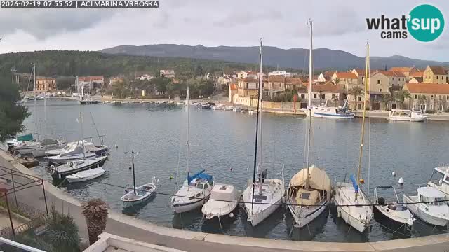 Spletna kamera Vrboska | Otok Hvar | Hrvaška