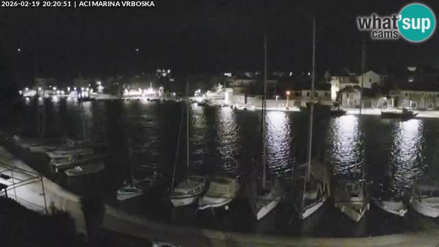 Spletna kamera Vrboska | Otok Hvar | Hrvaška