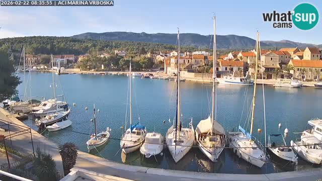 Spletna kamera Vrboska | Otok Hvar | Hrvaška