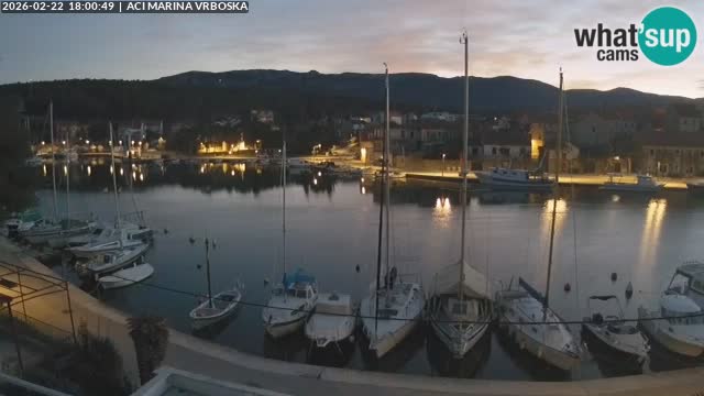 Spletna kamera Vrboska | Otok Hvar | Hrvaška