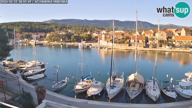 Spletna kamera Vrboska | Otok Hvar | Hrvaška