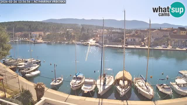 Spletna kamera Vrboska | Otok Hvar | Hrvaška