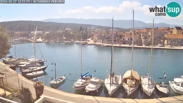 Spletna kamera Vrboska | Otok Hvar | Hrvaška