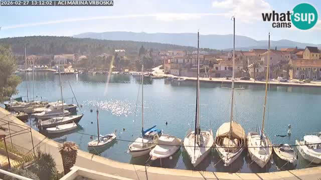 Spletna kamera Vrboska | Otok Hvar | Hrvaška