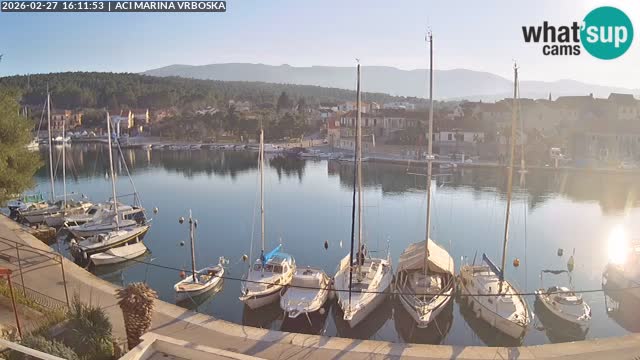 Spletna kamera Vrboska | Otok Hvar | Hrvaška