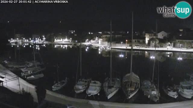 Spletna kamera Vrboska | Otok Hvar | Hrvaška
