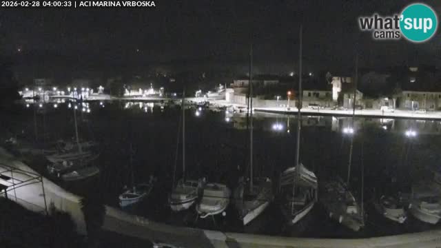 Spletna kamera Vrboska | Otok Hvar | Hrvaška
