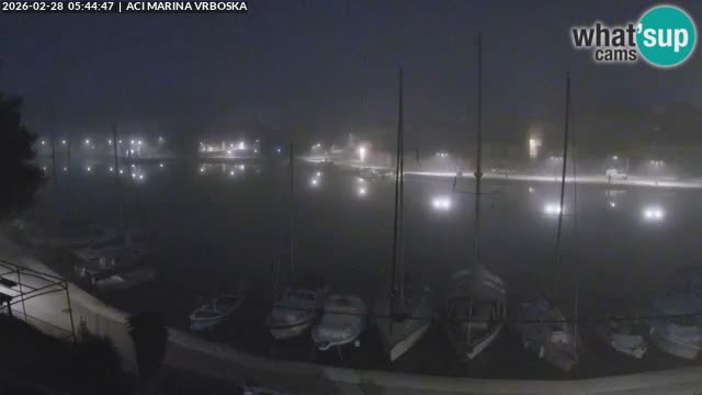 Spletna kamera Vrboska | Otok Hvar | Hrvaška