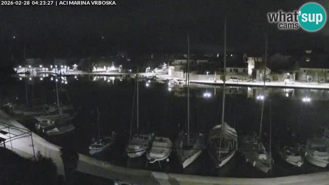 Spletna kamera Vrboska | Otok Hvar | Hrvaška