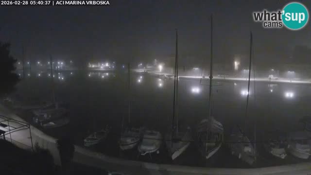 Spletna kamera Vrboska | Otok Hvar | Hrvaška