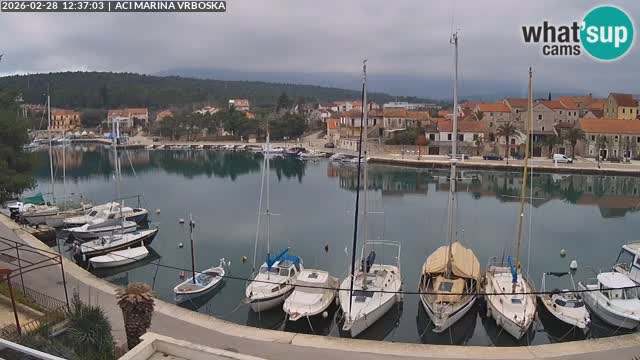 Spletna kamera Vrboska | Otok Hvar | Hrvaška