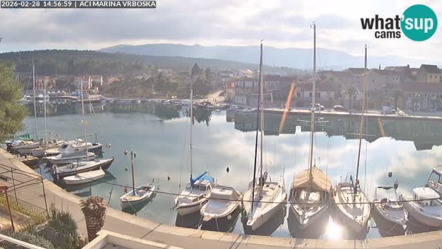 Spletna kamera Vrboska | Otok Hvar | Hrvaška