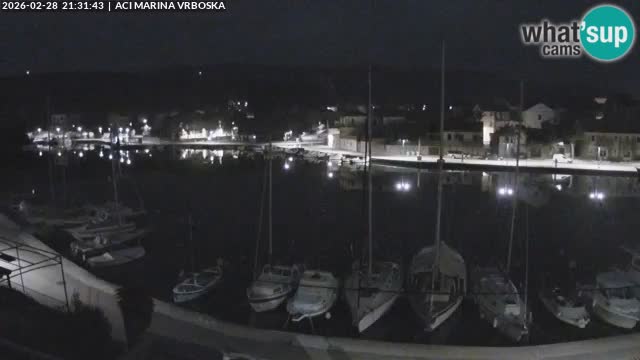 Spletna kamera Vrboska | Otok Hvar | Hrvaška
