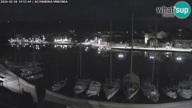 Spletna kamera Vrboska | Otok Hvar | Hrvaška
