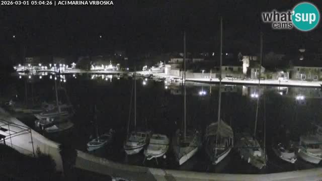 Spletna kamera Vrboska | Otok Hvar | Hrvaška