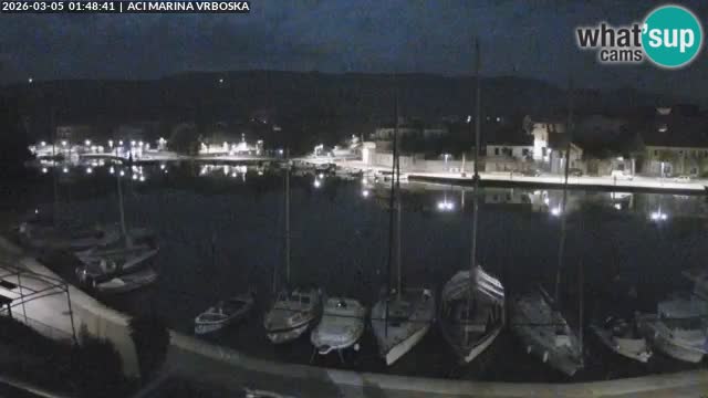Spletna kamera Vrboska | Otok Hvar | Hrvaška