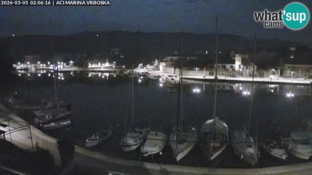 Spletna kamera Vrboska | Otok Hvar | Hrvaška