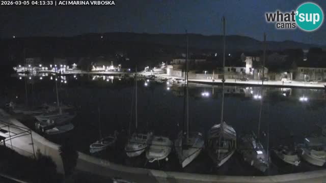 Spletna kamera Vrboska | Otok Hvar | Hrvaška
