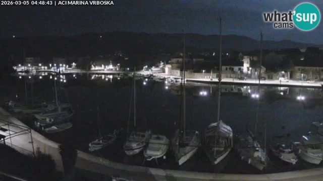 Spletna kamera Vrboska | Otok Hvar | Hrvaška