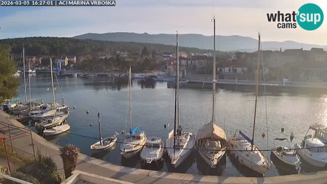 Spletna kamera Vrboska | Otok Hvar | Hrvaška