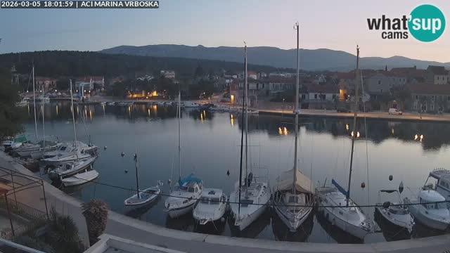 Spletna kamera Vrboska | Otok Hvar | Hrvaška