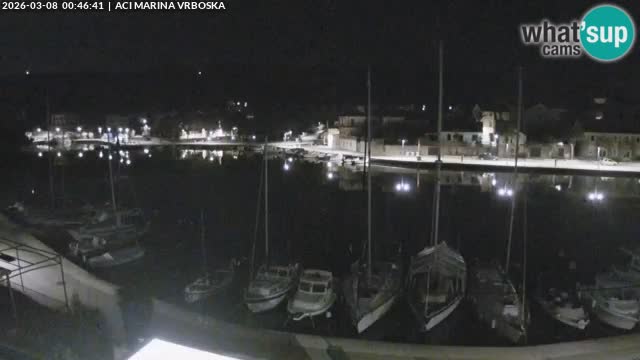 Spletna kamera Vrboska | Otok Hvar | Hrvaška