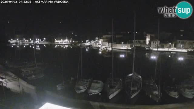 Spletna kamera Vrboska | Otok Hvar | Hrvaška